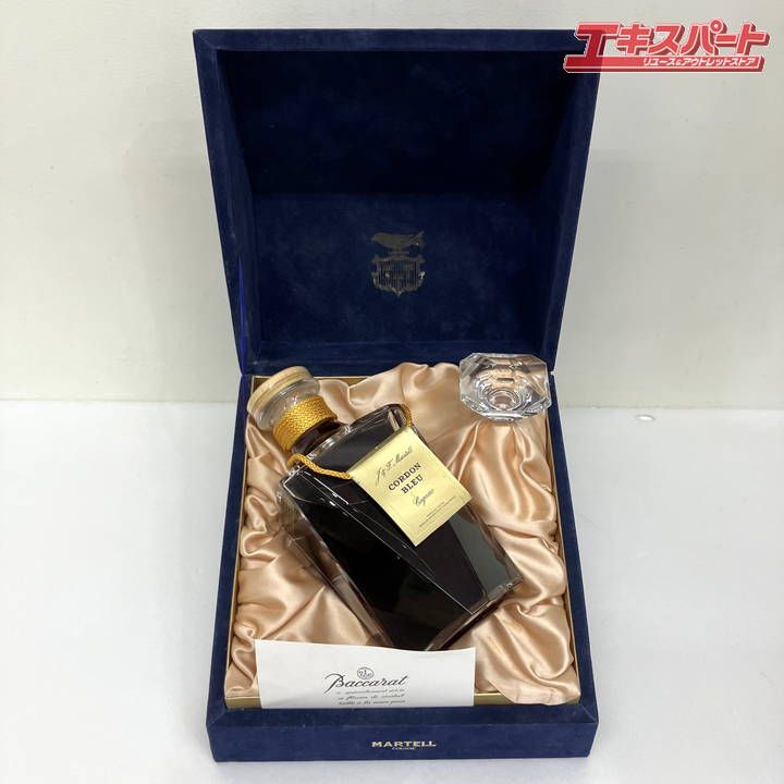未開封・マーテル コルドンブルー バカラ クリスタル 箱・替え栓あり