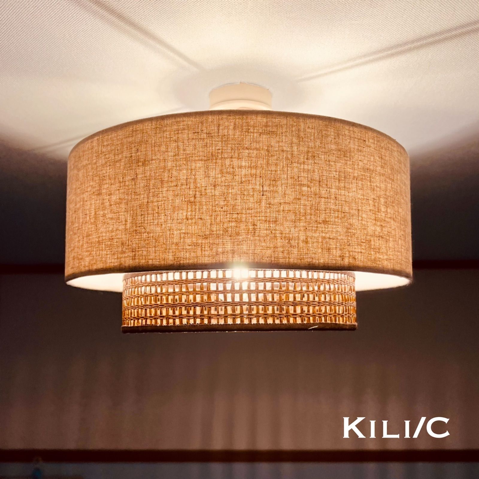 天井照明 Begonia2/CSA シーリングライト E26 LED 北欧レトロ