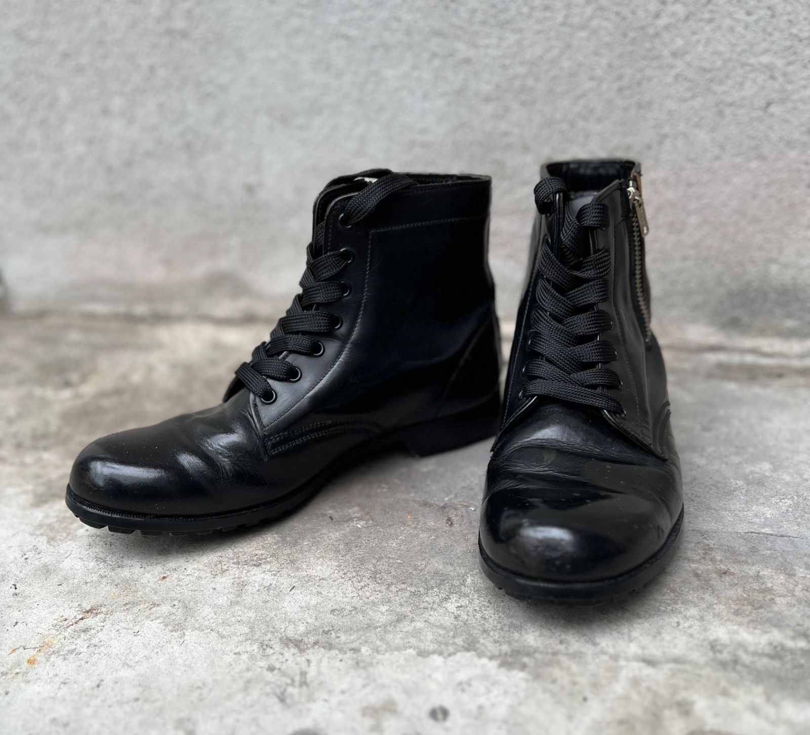 ジェットパイロット飛行靴フライトブーツ航空自衛隊56式航空靴フジ製