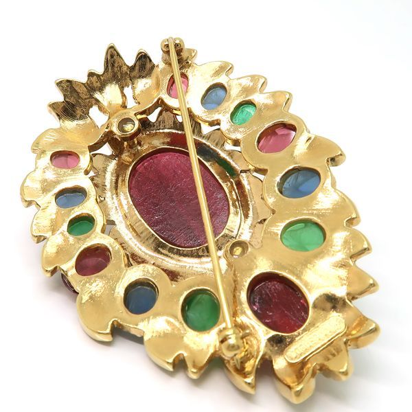 VOGUEBIJOUX ヴォーグビジューブローチ カラーストーン VOGUEBIJOUX