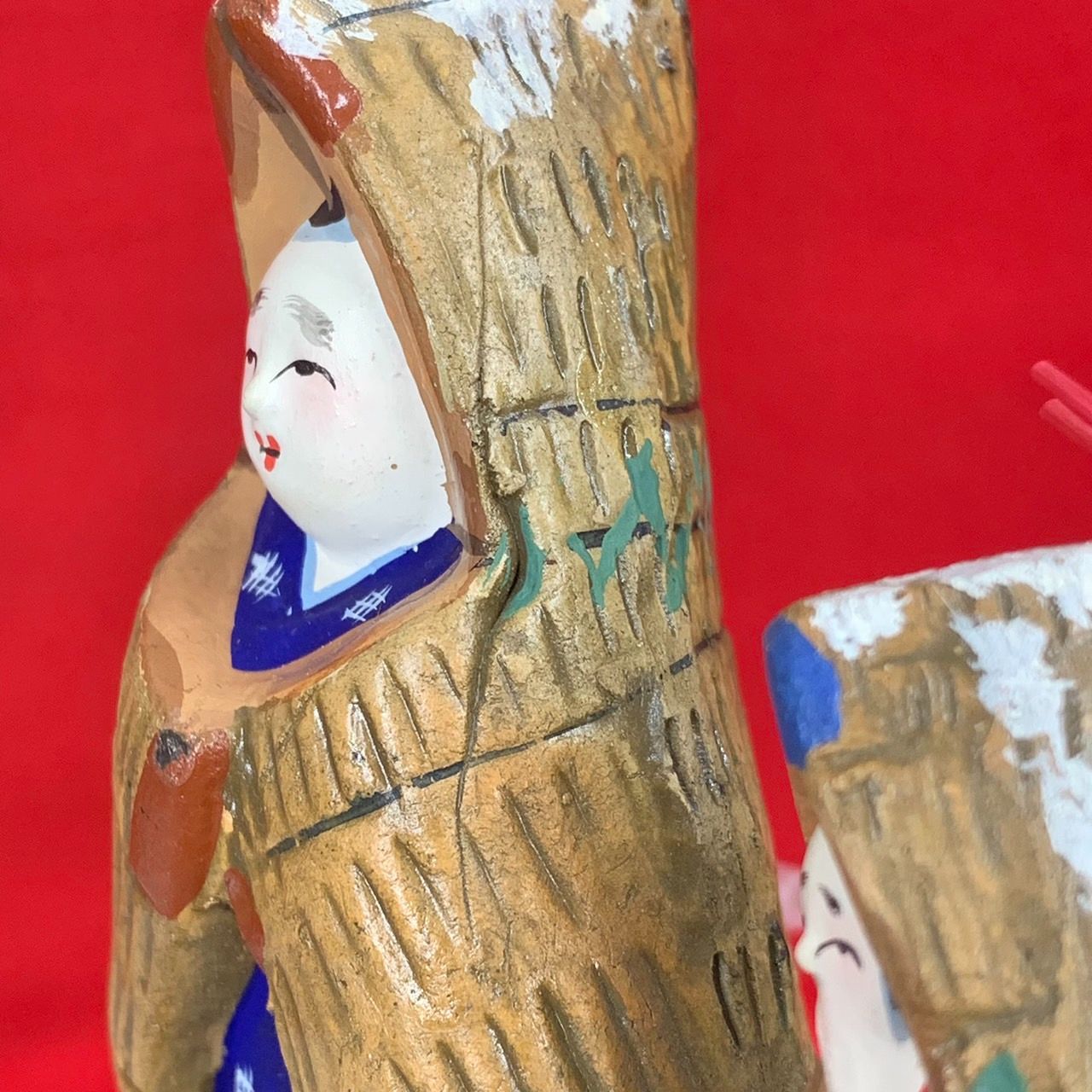 雪ん子 ゆきんこ 越前土人形 置物 民芸品 郷土人形 農民美術 zz - メルカリ