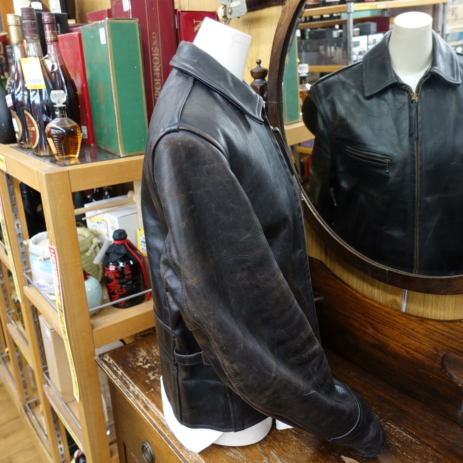 エアロレザー aero leather レザージャケット 36 ホースハイド