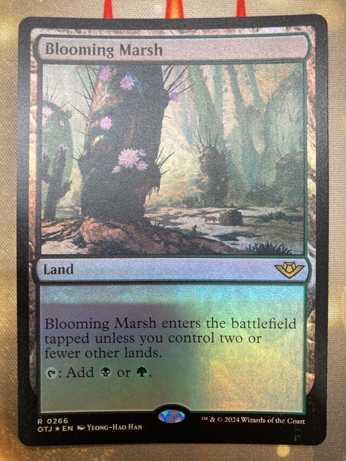 MTG 湿地の干潟 拡張 foil 英語4枚まとめ売り MTG 湿地の干潟 拡張