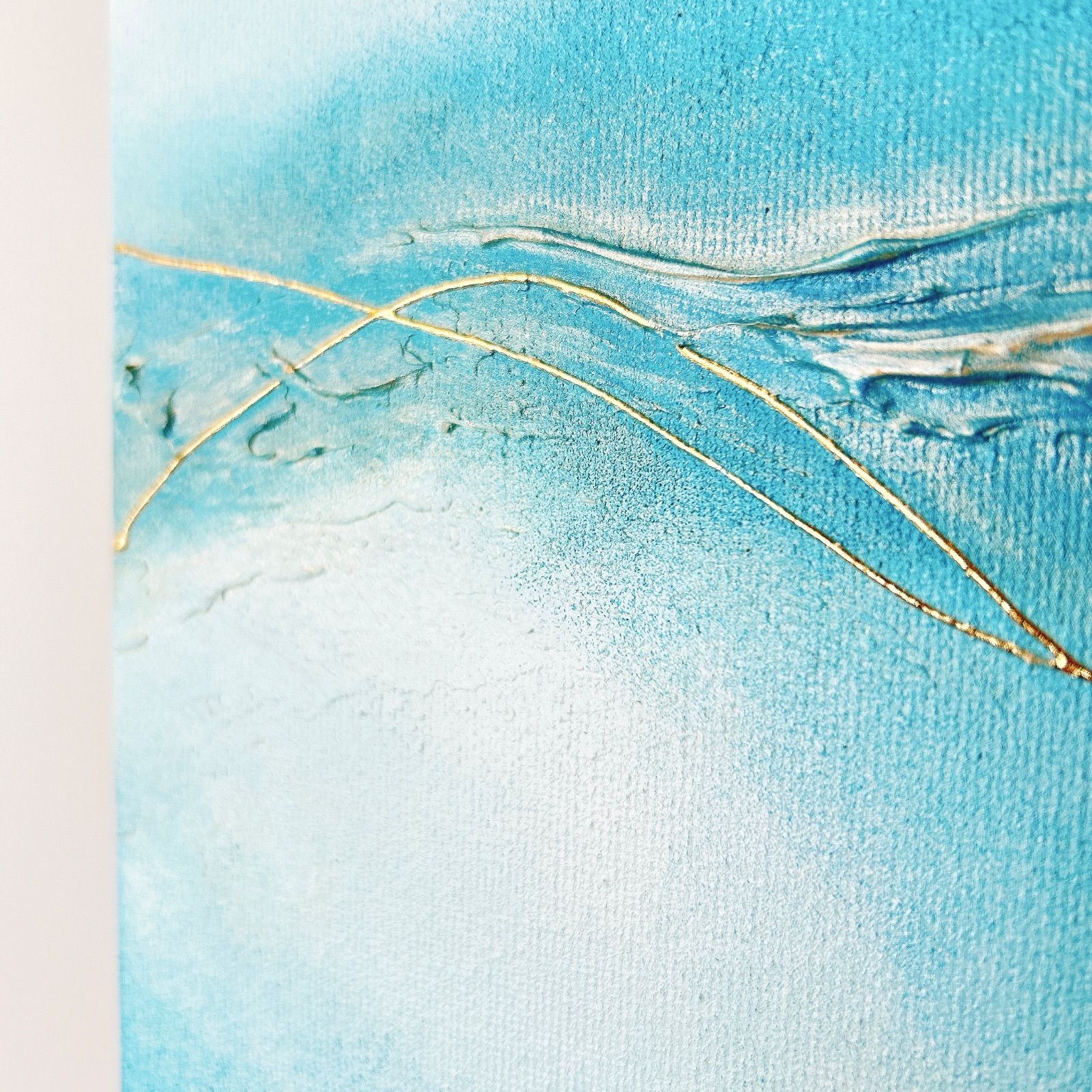 原画/抽象画/モダンアート/現代アート/アクリル画 Magic hour 海 空