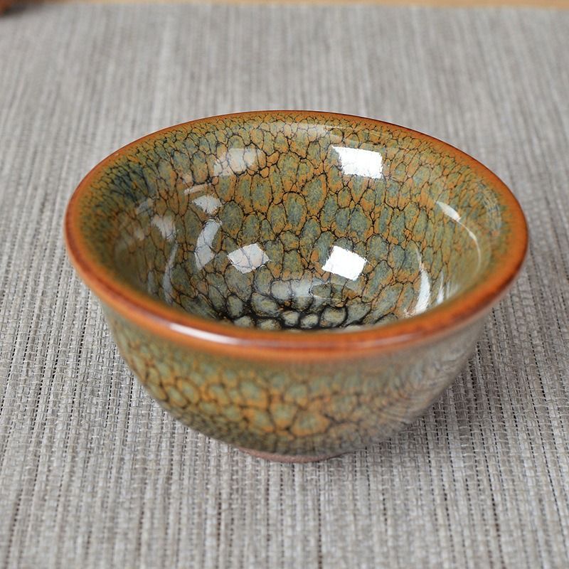 送料無料 時代物 古窯変天目碗 抹茶碗 煎茶道具 送料無料 時代物 古窯