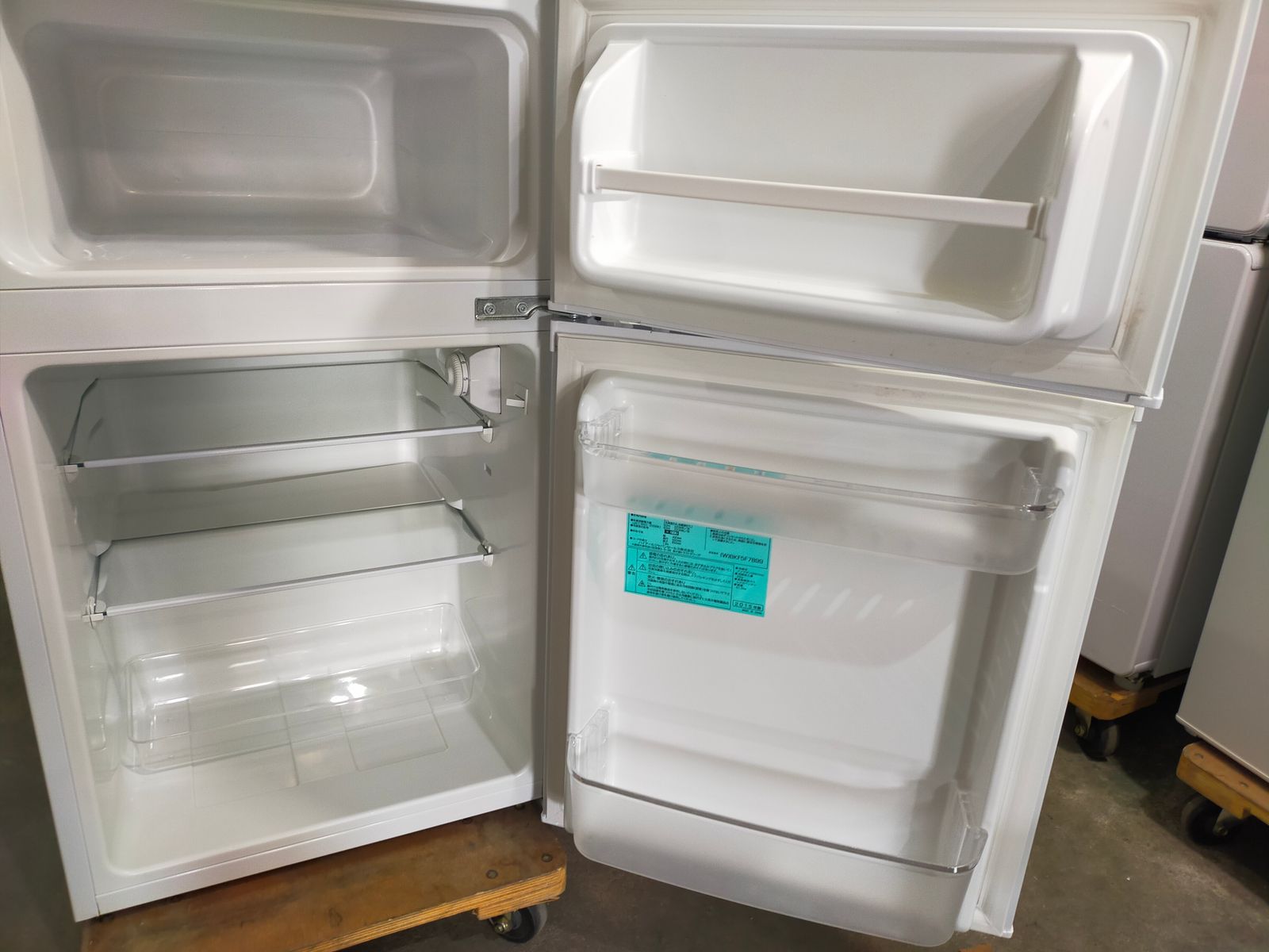 冷蔵庫 ハイアール JR-N91J-W ディスカウント 91L 2015年製