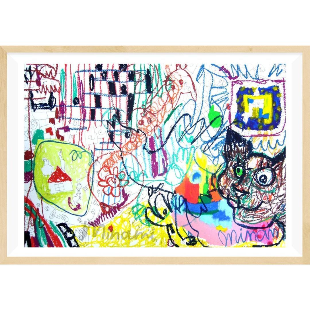 送料込み！巨大 ラッセン ディズニー ミッキー コラボ ビンテージ