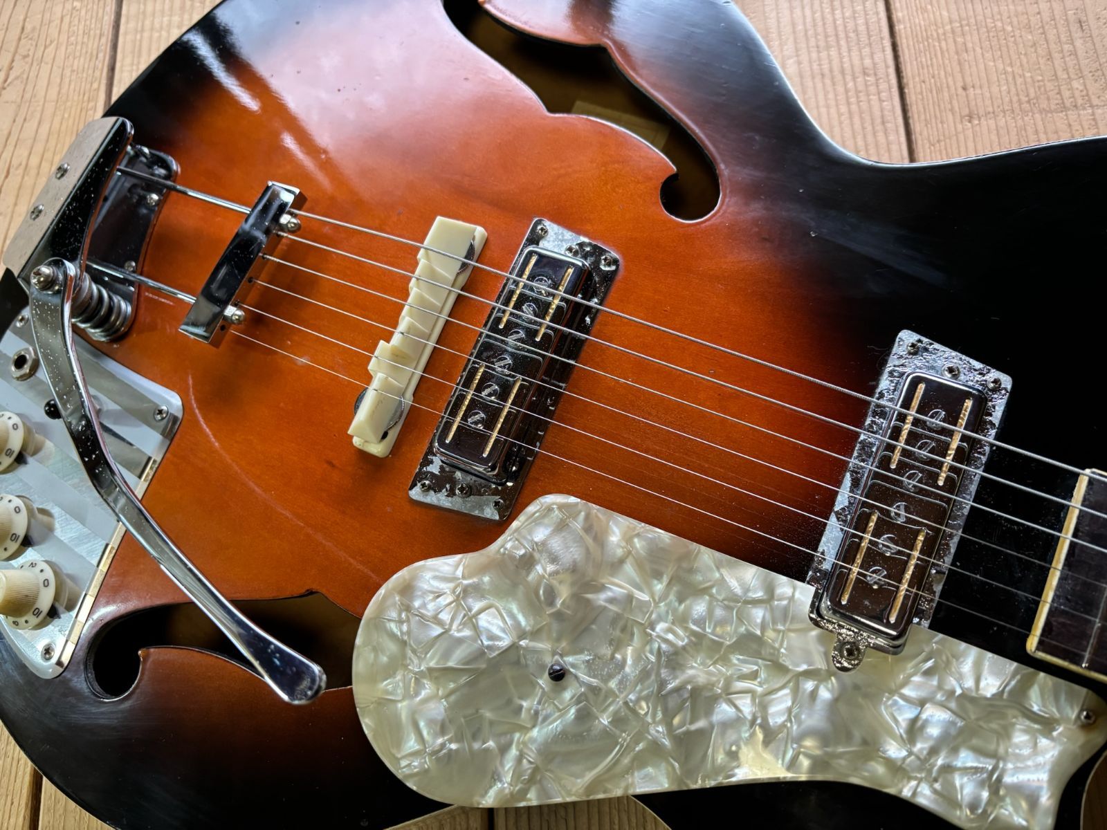 Grace 2 MA Decca フルアコギター Teisco製 - メルカリ