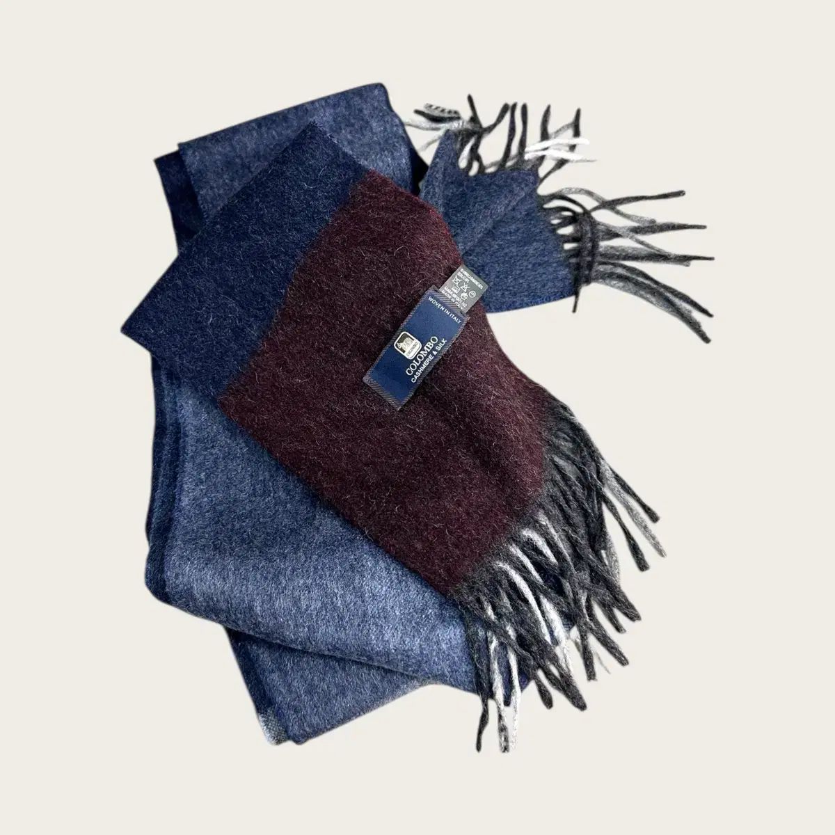 Burberrys ノバチェック柄 ネイビー マフラー カシミヤ ☆BURBERRY