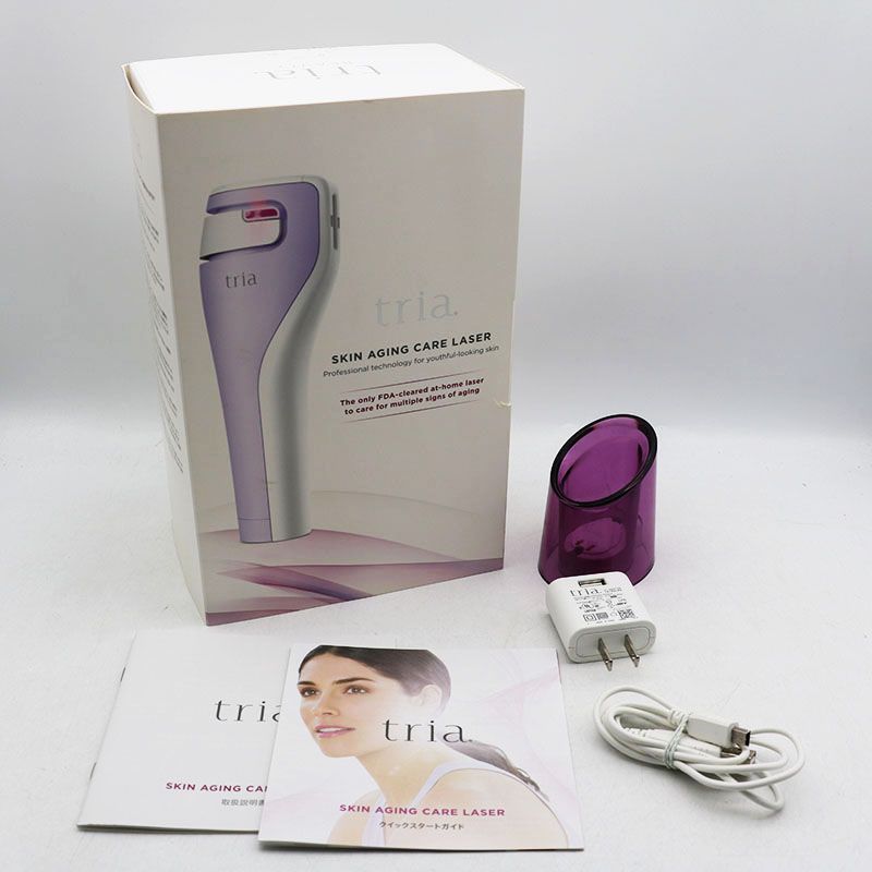 tria トリア スキンエイジングケアレーザー美顔器 USBケーブル・充電器