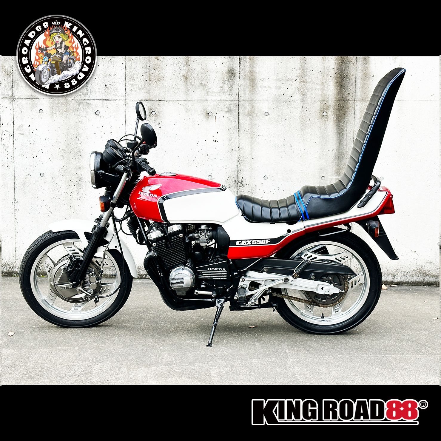 CBX400F/CBX550Fヤラレ三段シート当時物 CBX400F/CBX550Fヤラレ三段