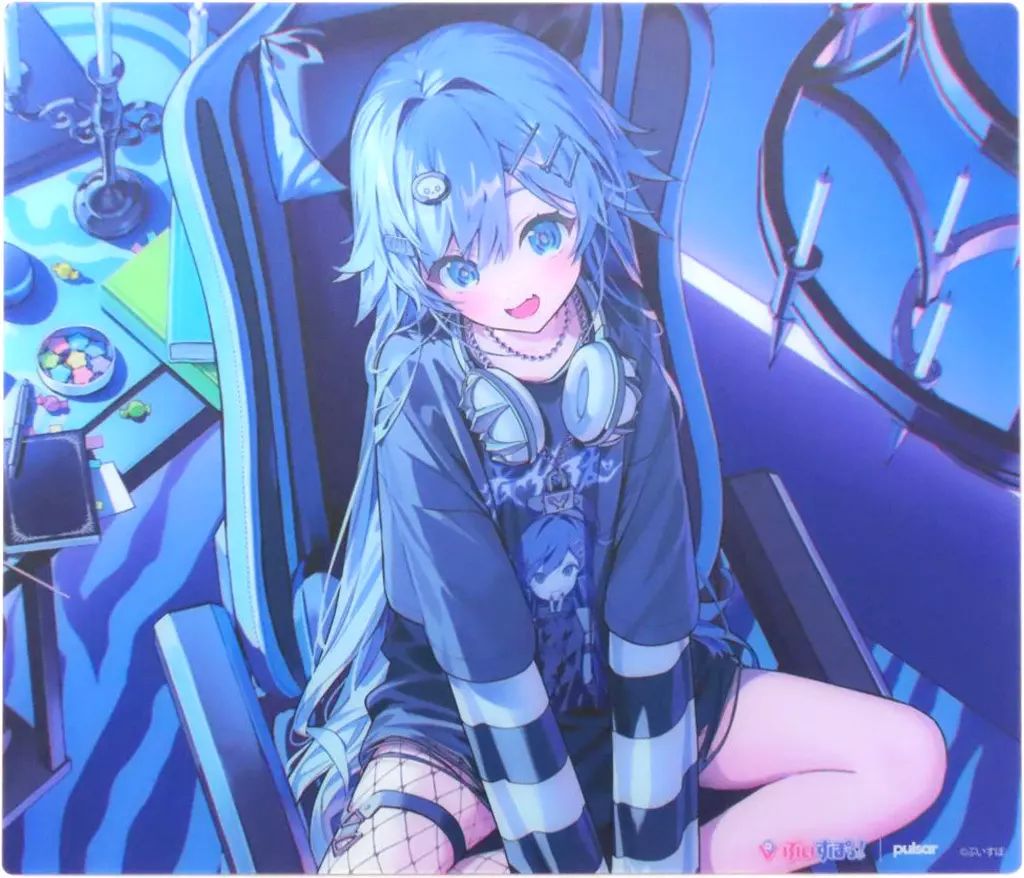 ぶいすぽっ！ ガラスマウスパッド 夜乃くろむVSPO! GEAR ぶいすぽ