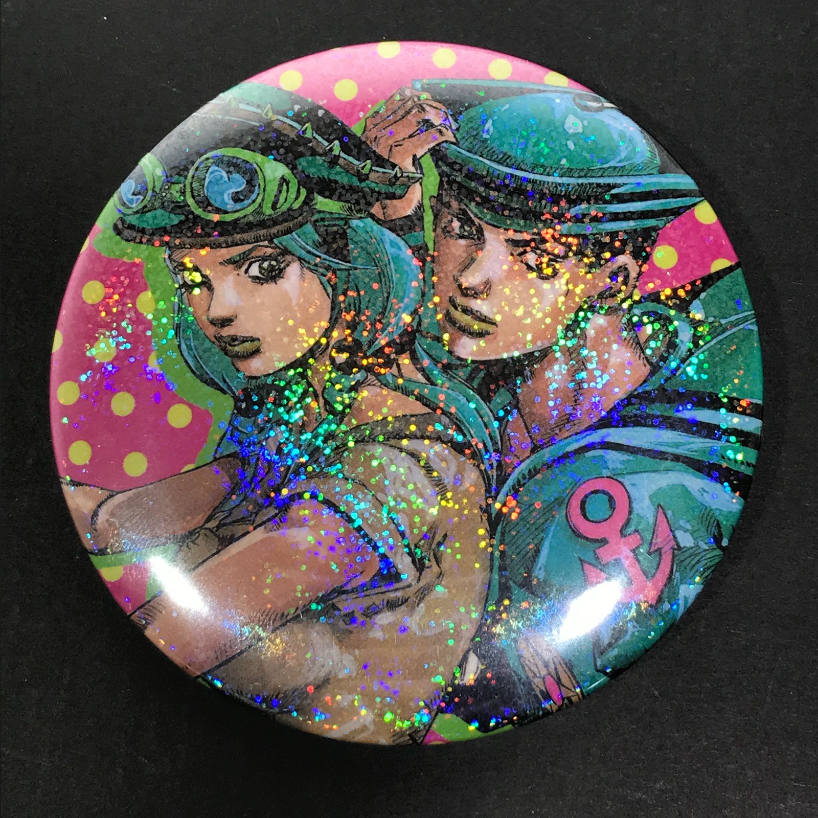 城東60-002】ジョジョの奇妙な冒険 ジョジョ展限定 缶バッジ 東方定助
