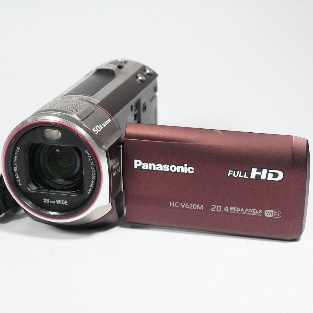 Panasonic パナソニック HC-V620M 最高 ブラウン 動作OK 返金保証/1783