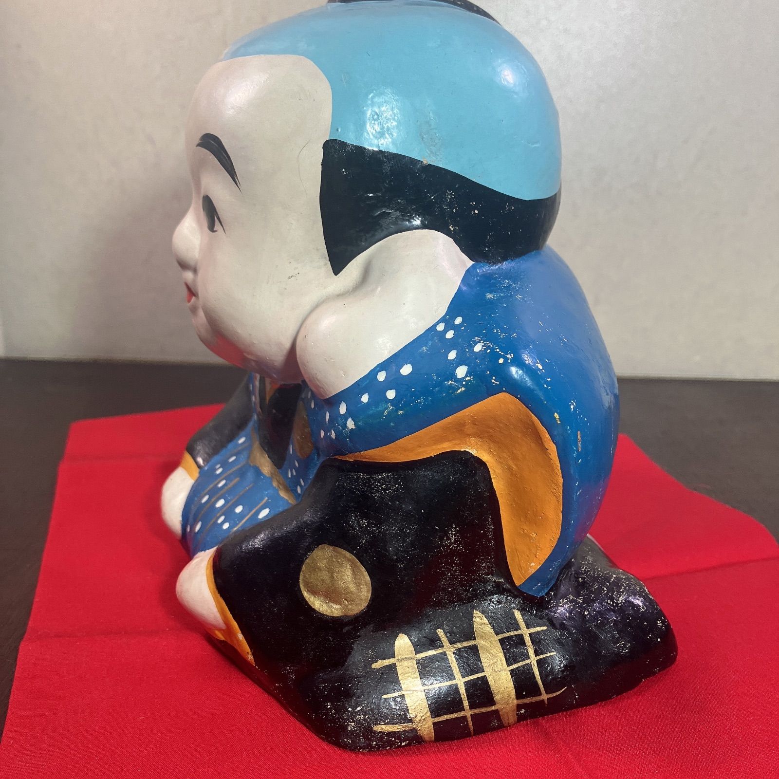 福助 置物 貯金箱 縁起物 骨董品 アンティーク レトロ 人形 商売繁盛