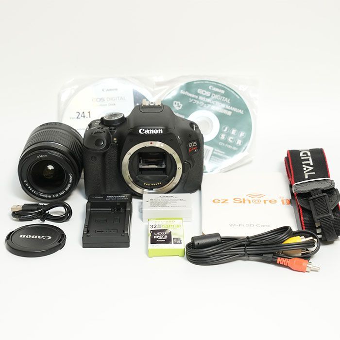 ☆自撮り＆スマホ転送☆キヤノン kiss x5 手振れ補正レンズキット