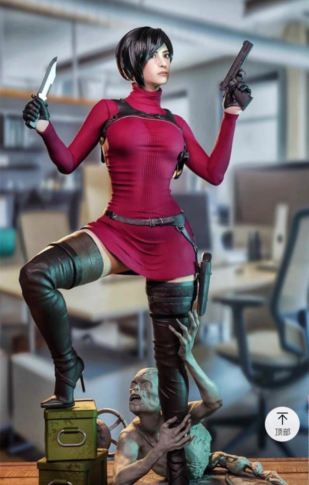 1/8 ガレージキット アクションフィギュア エイダ•ウォン 未塗装