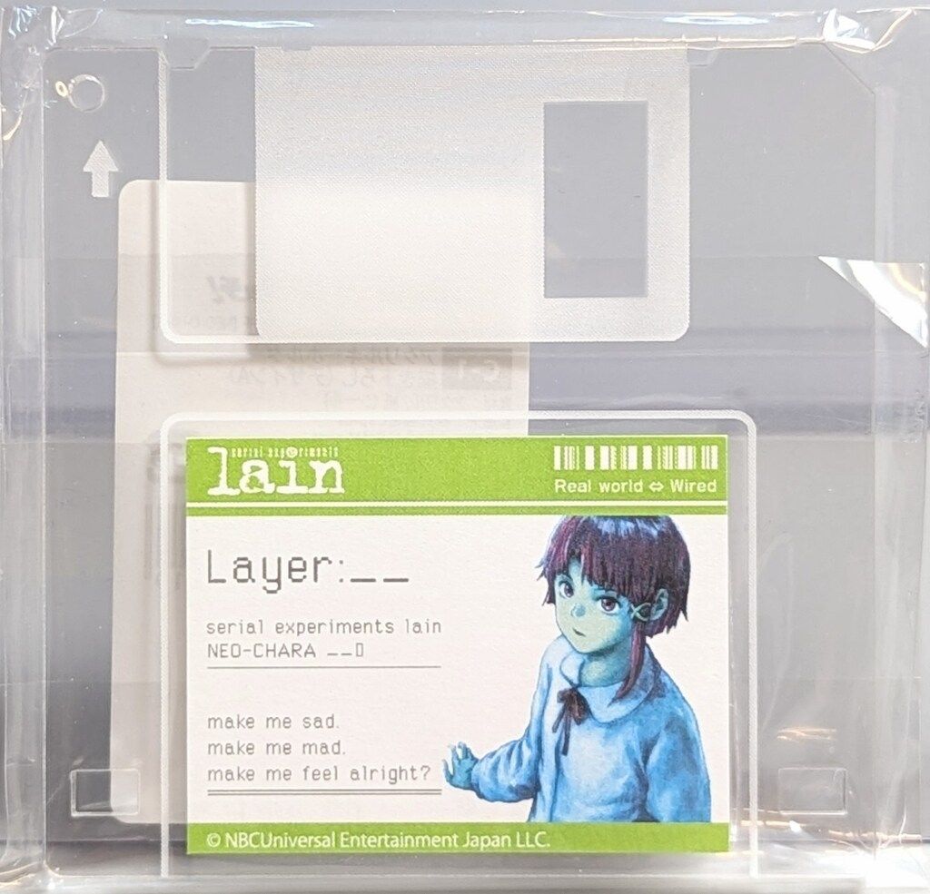 serial experiments lain DMMスクラッチくじA賞 serial experiments