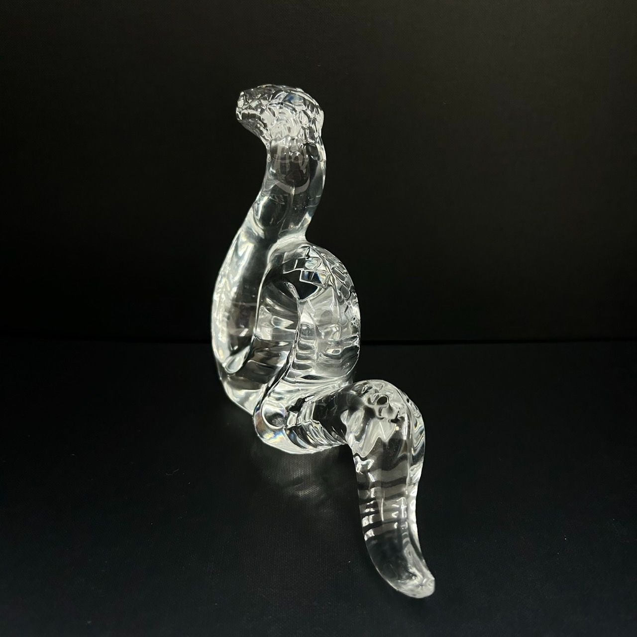 バカラ クリスタルガラス 節約 蛇 へび フィギュリン 干支 巳 バカラ