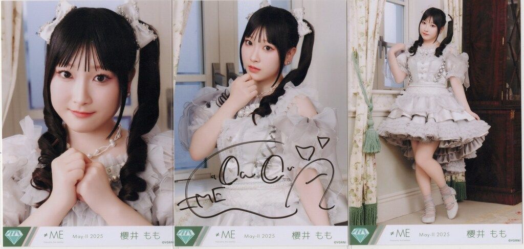 櫻井もも ≠ME ノイミー 直筆チェキ モブノデレラ 櫻井もも ≠ME