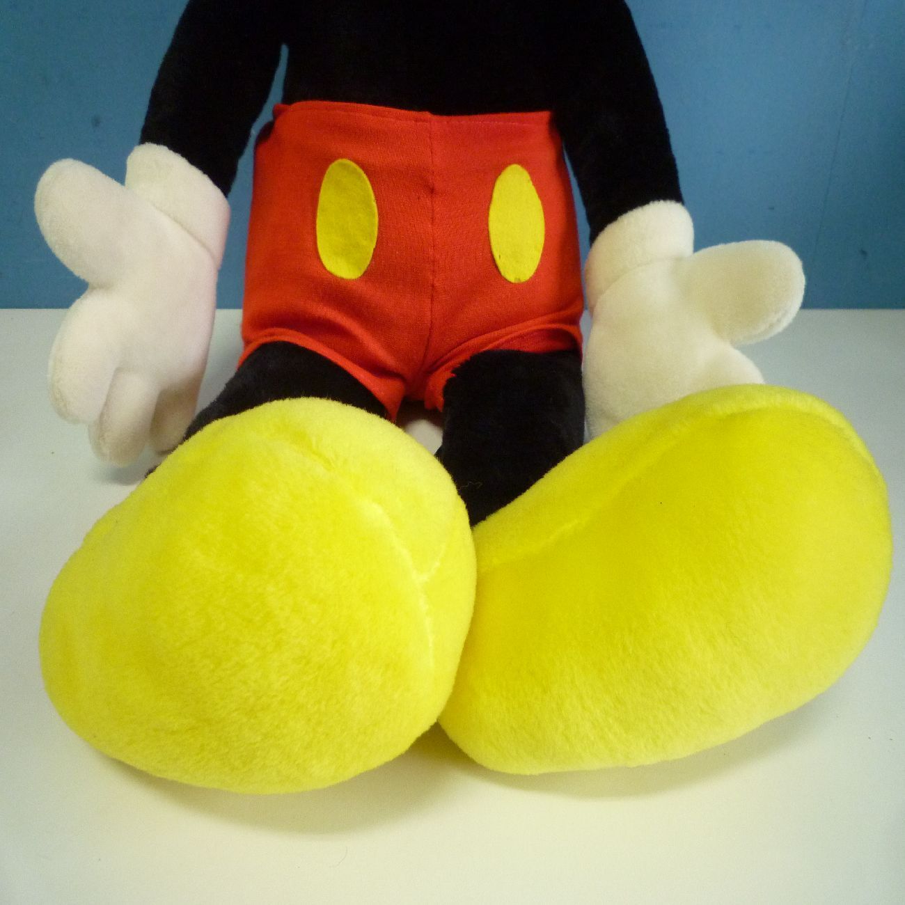 昭和レトロ ミッキーマウス ぬいぐるみ 高さ80㎝ 幅40㎝ BIGサイズ TDL