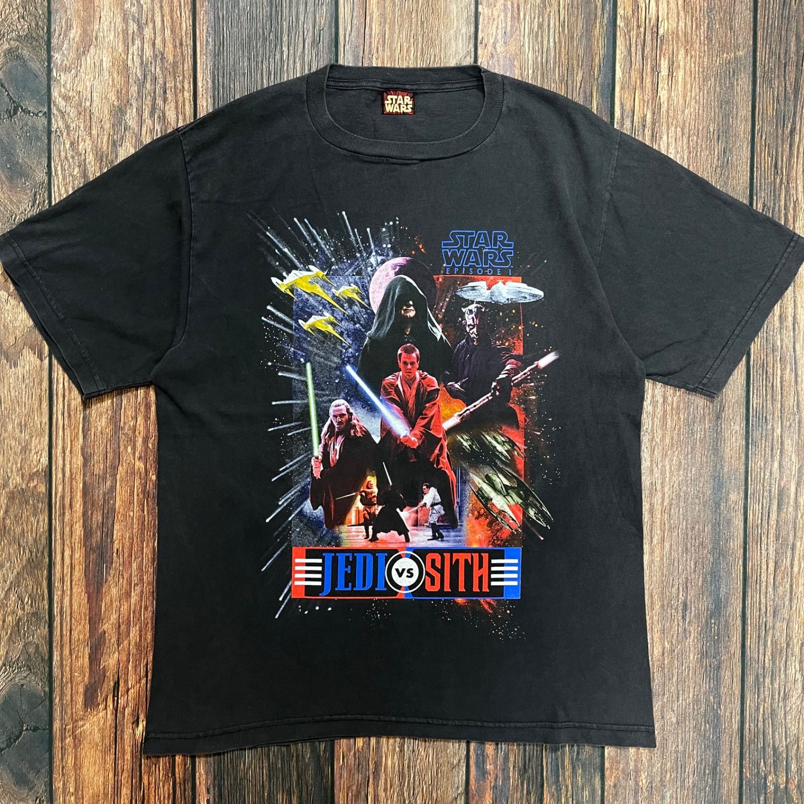 希少】スターウォーズ 両面プリントTシャツ 90s ジャージャービンクス