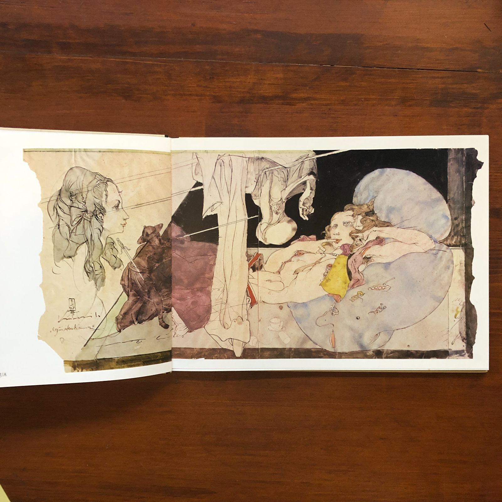 ホルスト・ヤンセン 画集 当時の半券付き ホルスト・ヤンセン 画集