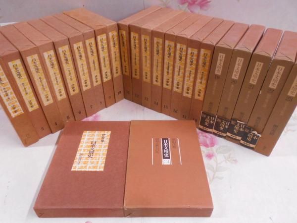 日本文壇史 全24巻 単行本版 購入 函入り 初刷=10～14・16・