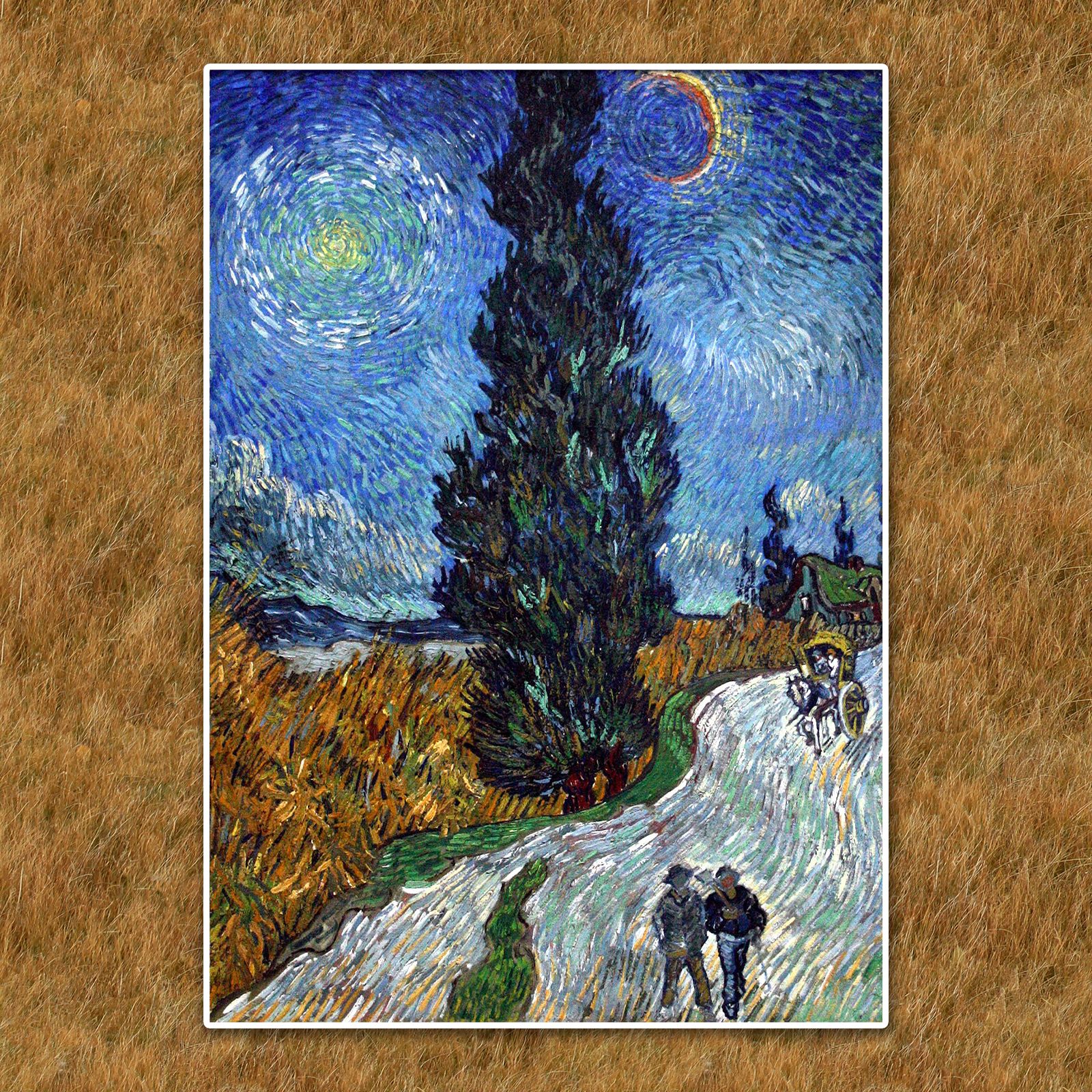 ゴッホ 糸杉と星の見える道♡ artwine.tokyo | フィンセント・ファン