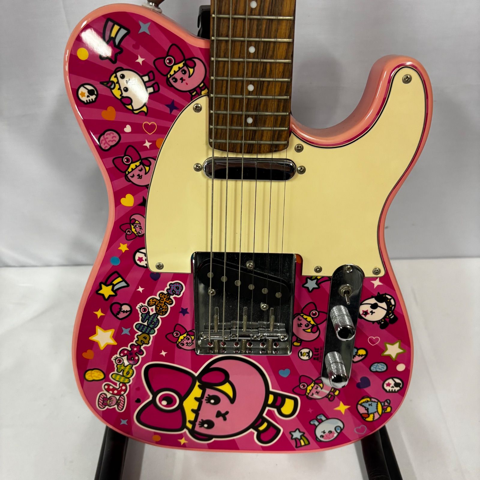 豆しぱみゅぱみゅ 良い ミニギター ミニテレキャスター 豆しばきゃりー