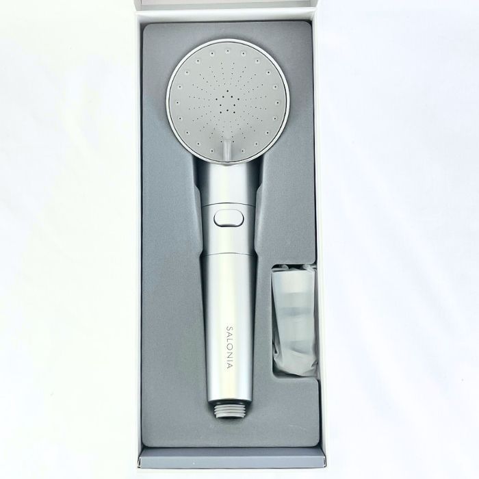 サロニア ファインバブルクリア シルバー シャワーヘッド ファイン