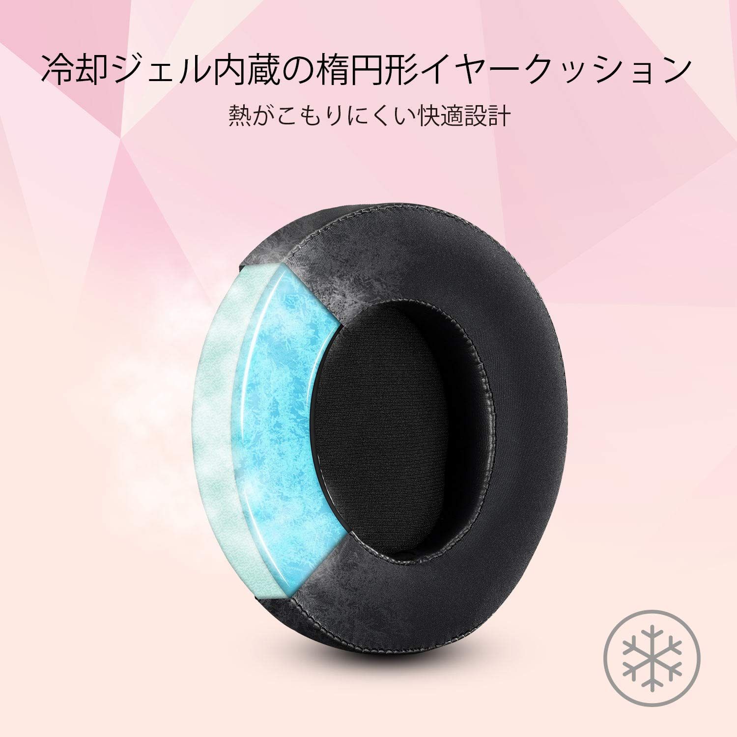 ゲーミングヘッドセット3.5mm 冷却パッドPS4 PS5 PC Switch CYBER