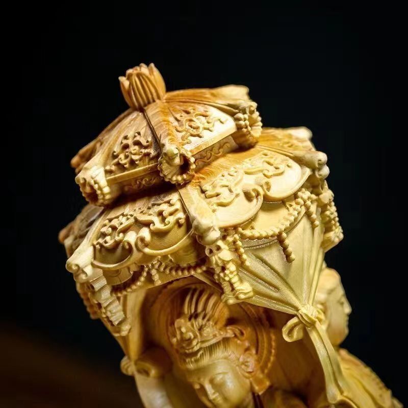 仏教美術 三面観音菩薩仏像 銅製 仏像 彫刻 置物 開運 風水 仏教美術