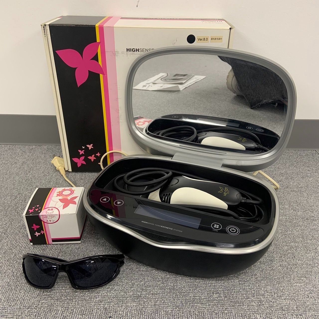 ケノンke-non ver クリアランス 8.0 眉毛脱毛付 家庭用脱毛器 Ver.8.0