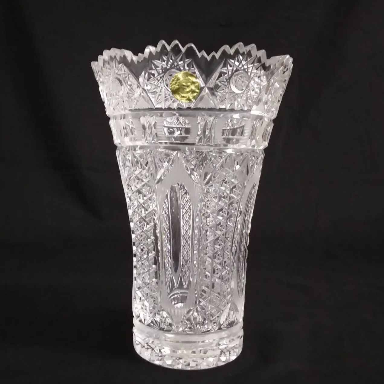 ボヘミア クリスタルガラス BOHEMIA 花瓶 花器 ミニブーケ｜ボヘミア