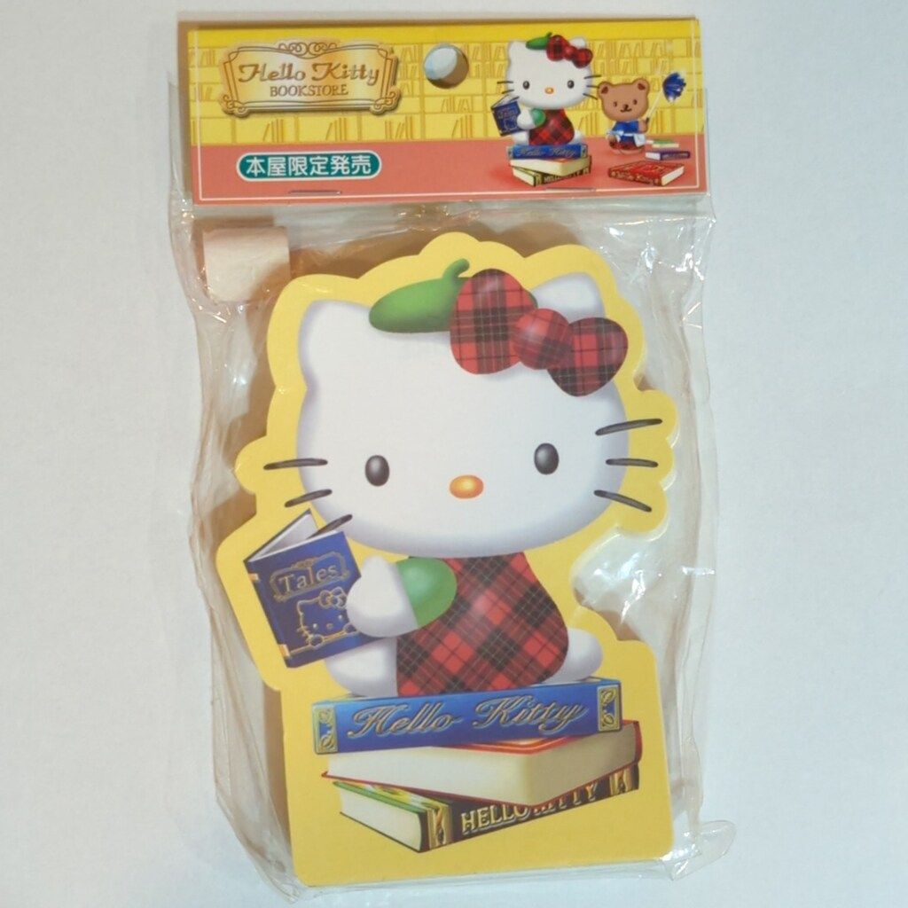 ハローキティ メモ ウェイトレス レストラン限定 ダイカットメモ