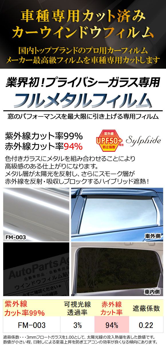 カーフィルム トヨタ ハリアー 80系 2020年06月～ リアガラス(分割