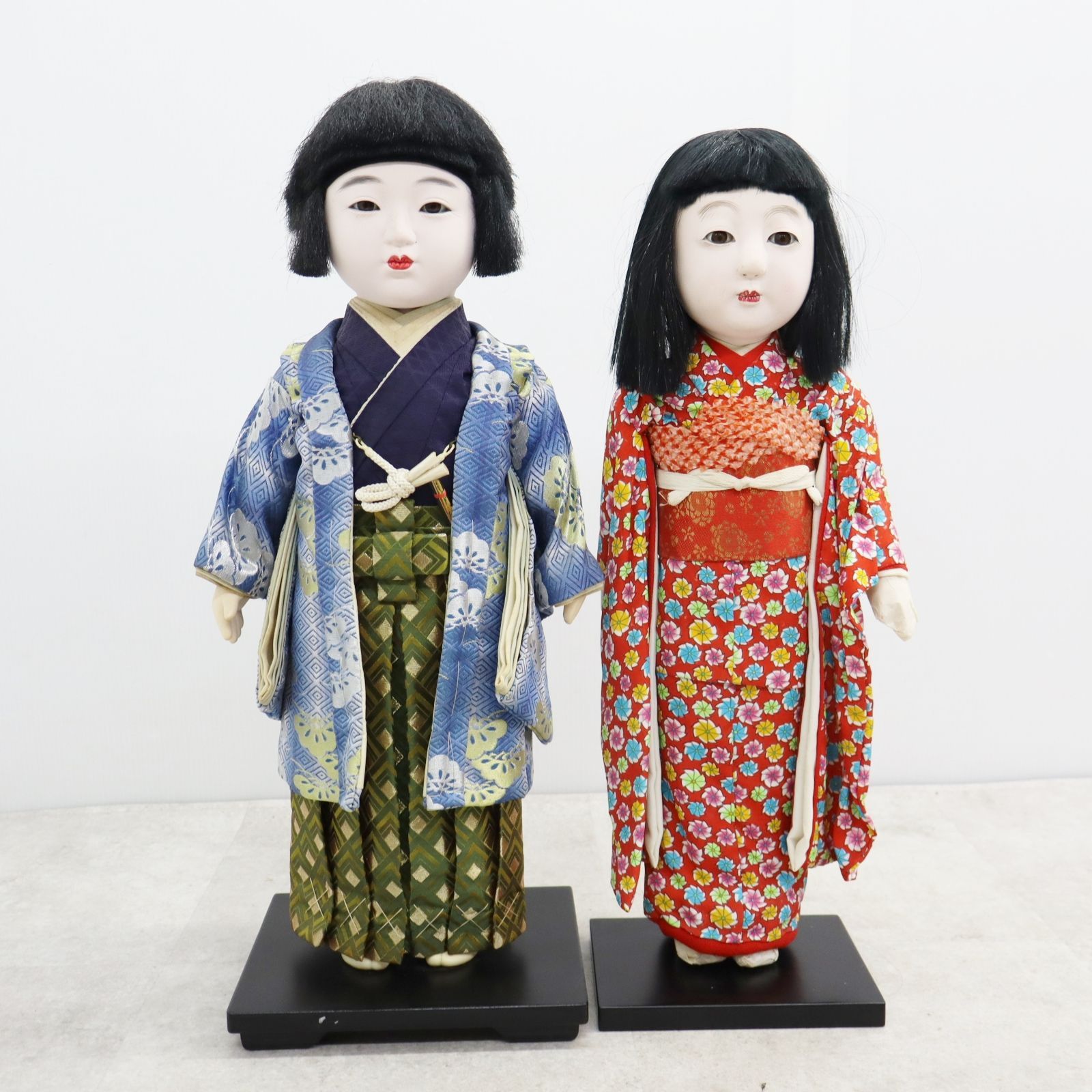 ▽2体まとめ アンティーク ホラー｜日本人形 男の子 ｜ ｜ 身長約53cm