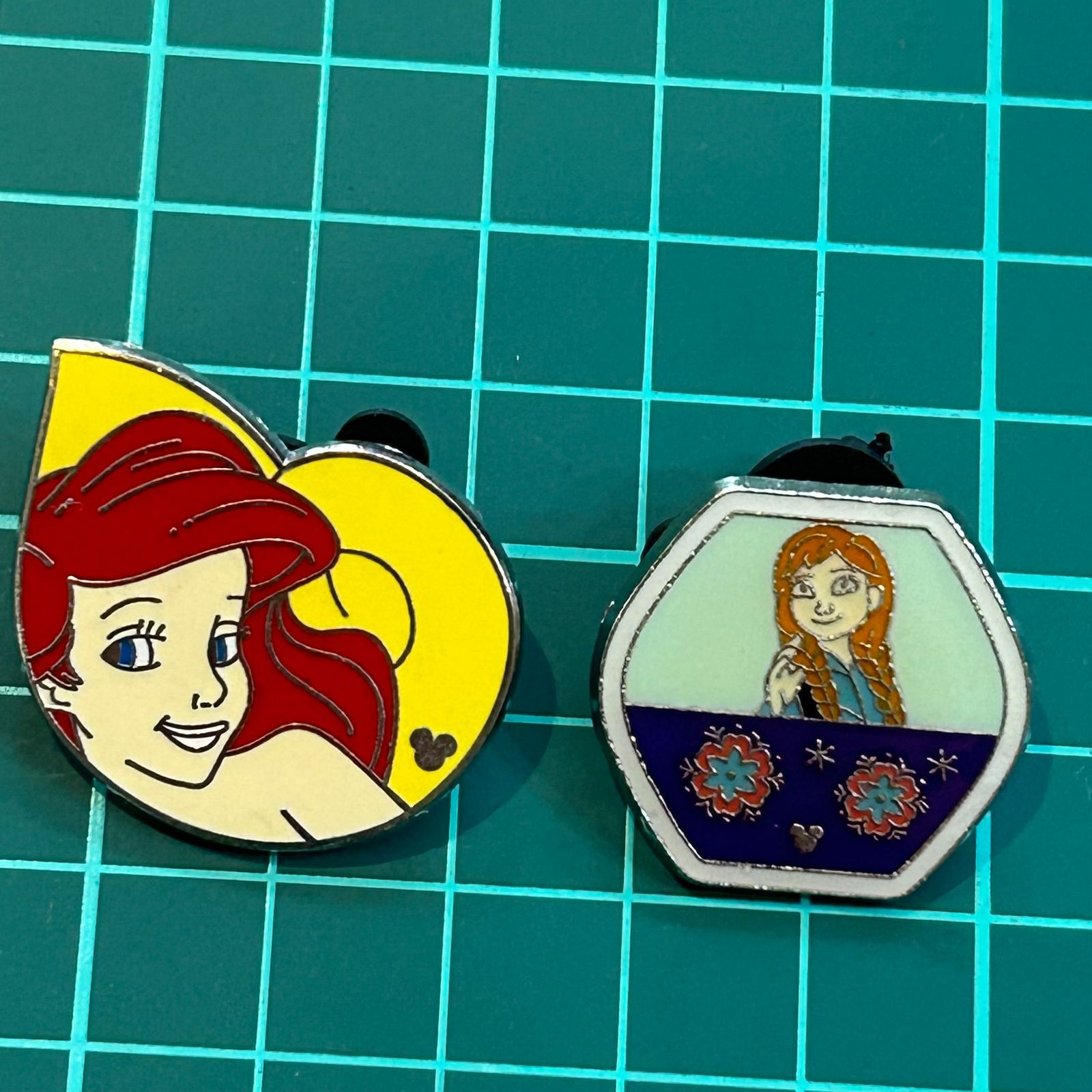 香港ディズニーランド限定】オラフ アリエル ラプンツェルピンバッジ2