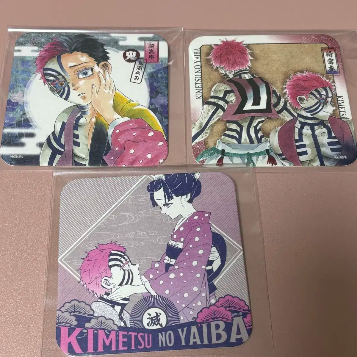 鬼滅の刃 猗窩座 アートコースター