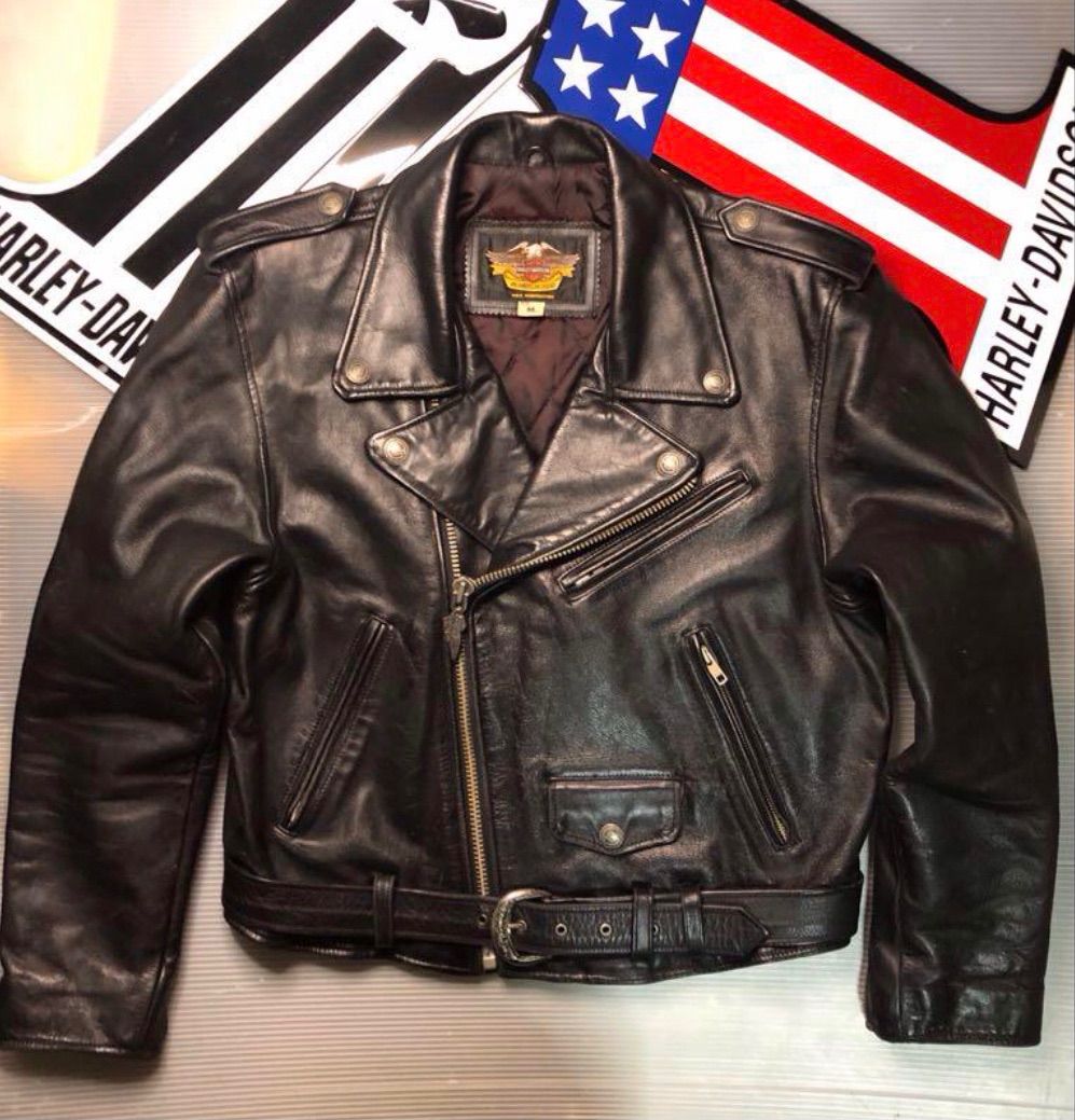 HARLEY DAVIDSON 本革レザー ライダースジャケット