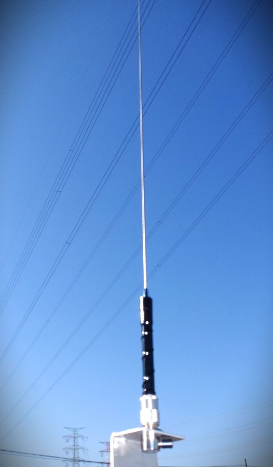 AM（送料込）センターローディングアンテナ25-30MHz 1/4λ 耐圧2KW