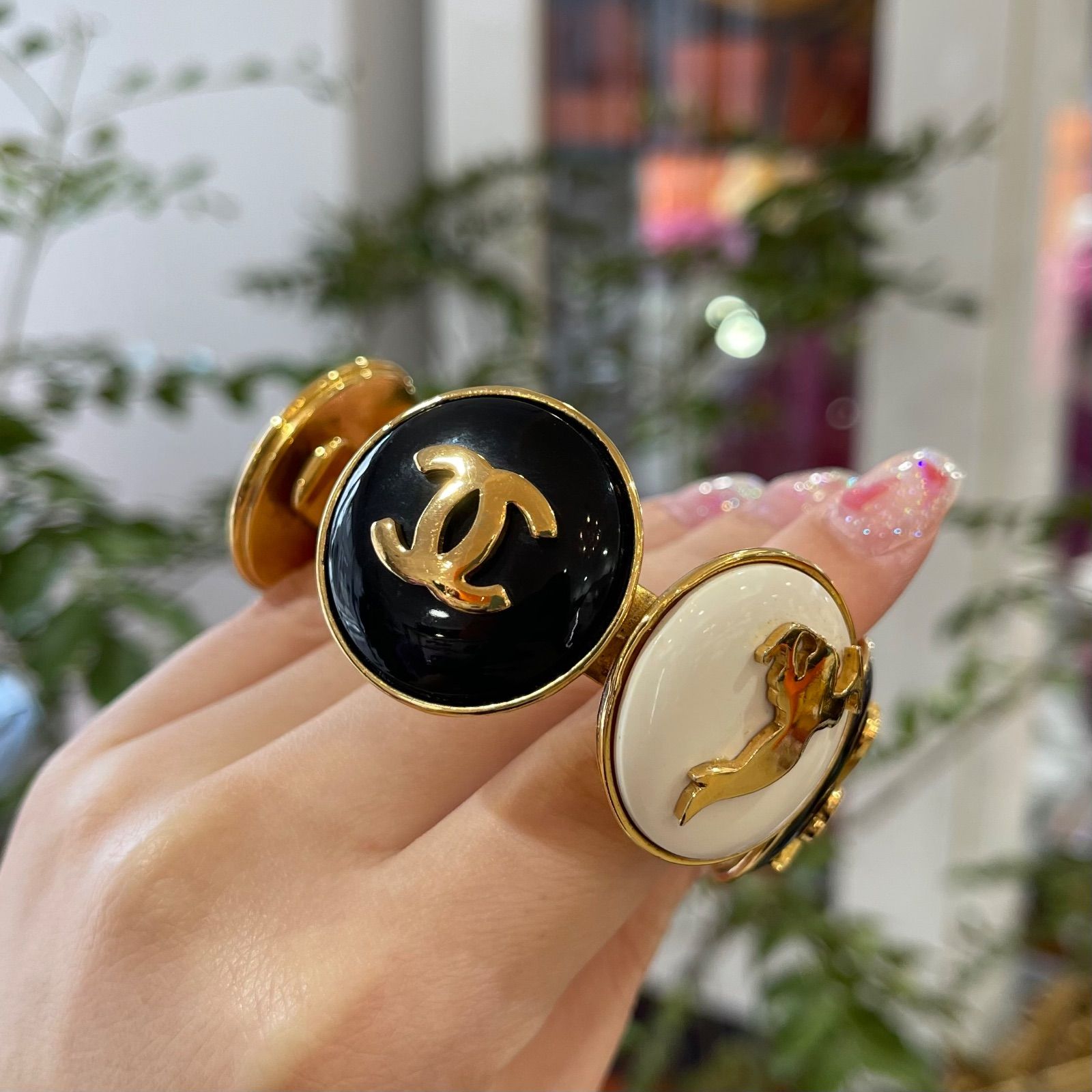 シャネル ココマーク ヴィンテージ ブローチ レディース アクセサリー