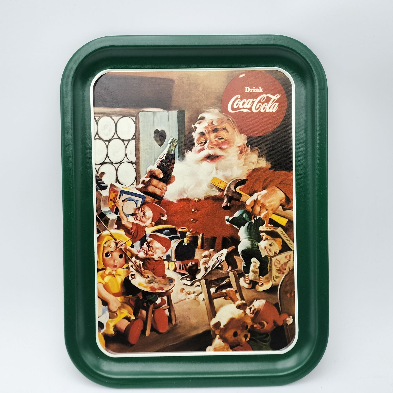 コカコーラオリジナル・アンティークデザイントレー4枚セット1980年代