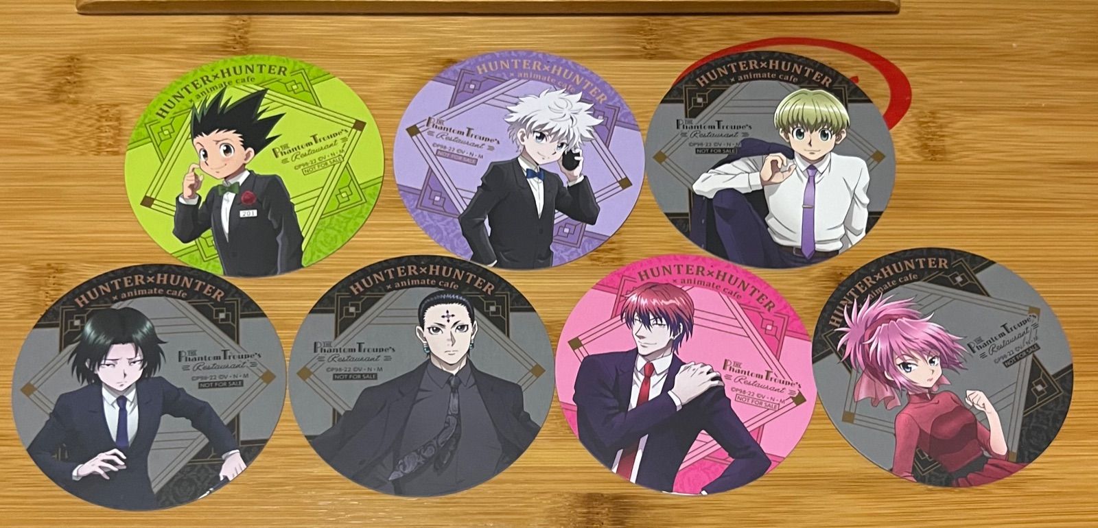 ハンターハンター アニメイトカフェ コスター18枚セット 全種 HUNTER