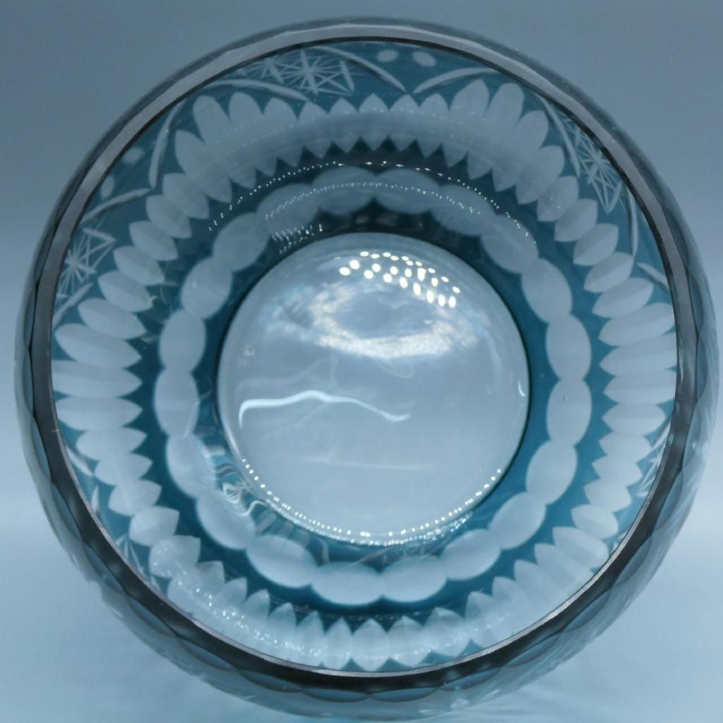 ガラス製水指 義山ハンドカット水指 茶道具 - メルカリ