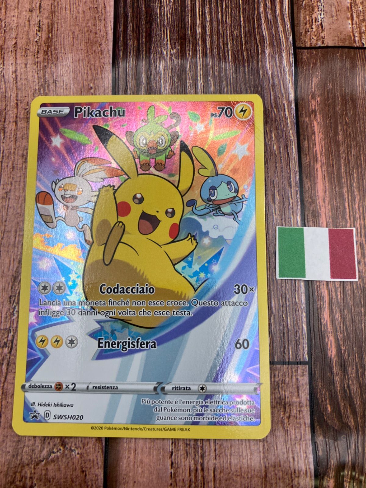 ARS鑑定 10+ ピカチュウ Italian イタリア ポケモンカード ポケカ