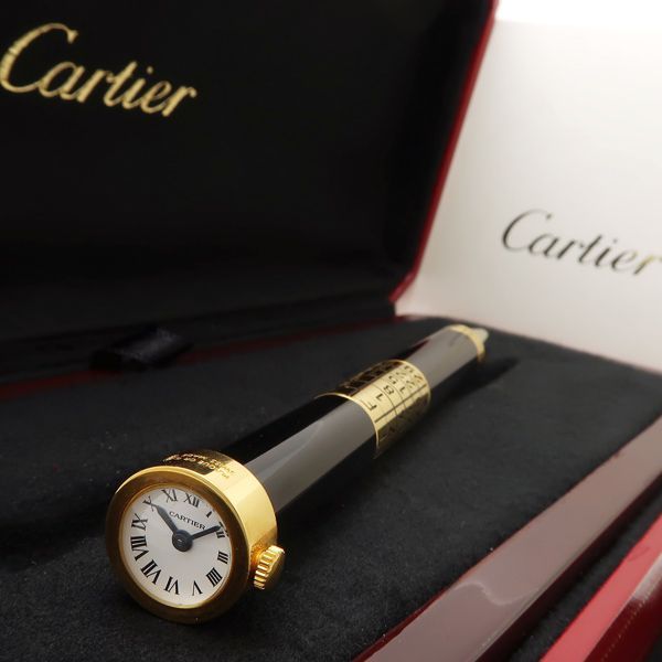 CARTIER カルティエ【限定生産品】ボールペン カレンダー・時計付き