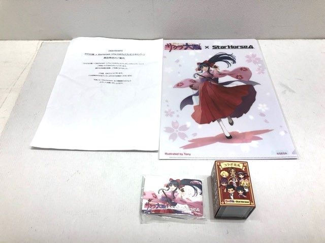 サクラ大戦 x StarHorse4 Aimeカード&クリアファイル&花札 サクラ大戦
