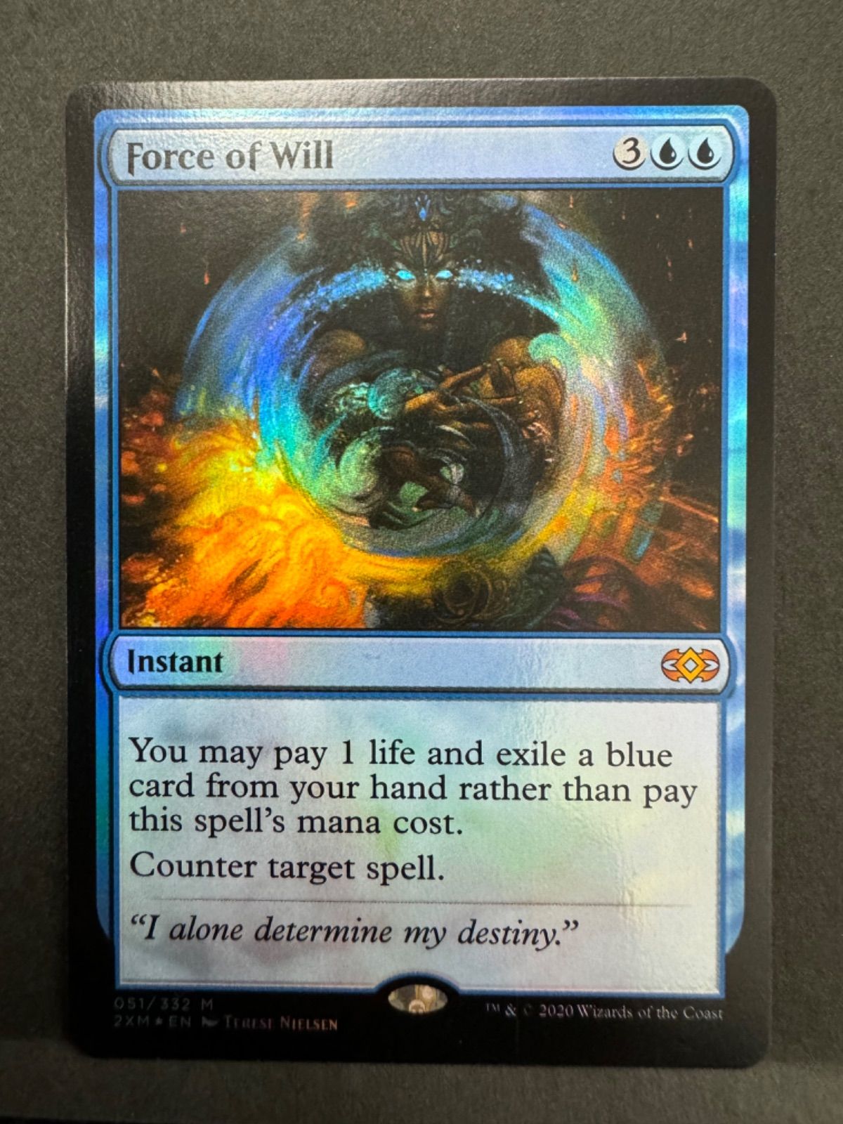 意志の力 Force of Will 英語 foil 4枚 2XM 意志の力 Force of